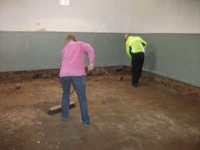 Sweeping floor 1