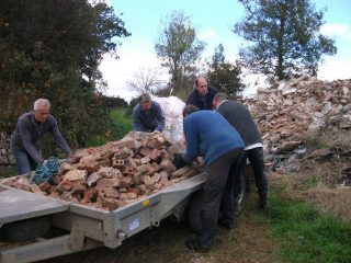 unloading-the-trailer