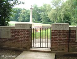 Entrance Gate to Devonshire Cemetery