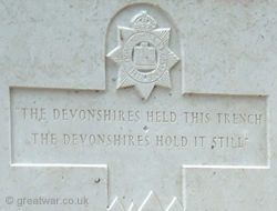 Devonshire Cemetery Memorial Dedication