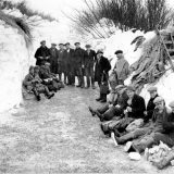 Clearing Snow on Drayford Hill February 1939