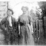 Photographed outisde Oddislake Cottage