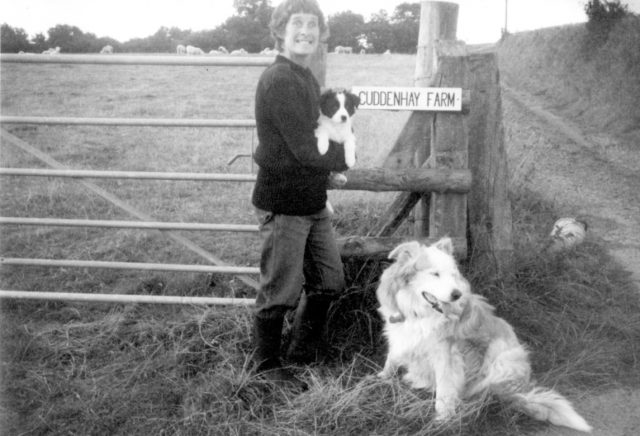 FA17c Marzi Fisk with dogs by Cuddenhay Farm.jpg