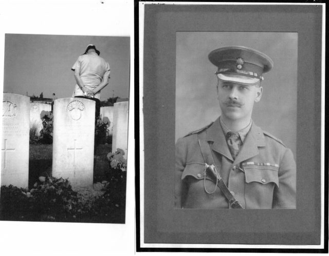 WW5b Major Humphrey St Leger Stucley and his grave in Zandvoort British Cemetry section B1.C.3.jpg