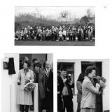 East Worlington School children visiting Romantica opening ceremony with Princess Anne