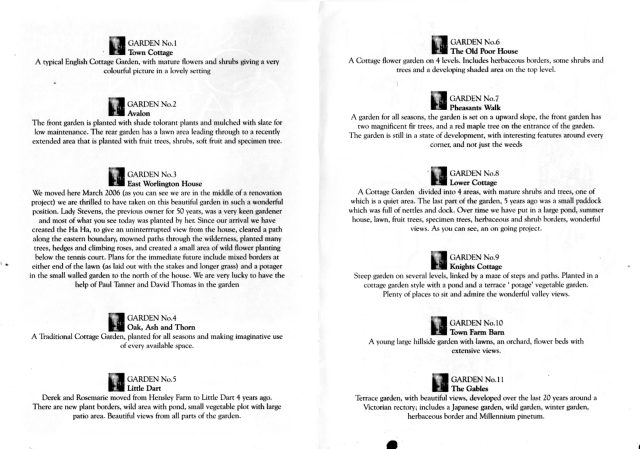 EV11a List of open Gardens. 2008.jpg