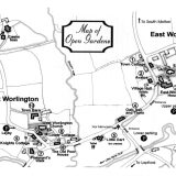 Map of open gardens 2008