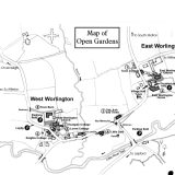 Map of open Gardens 2013