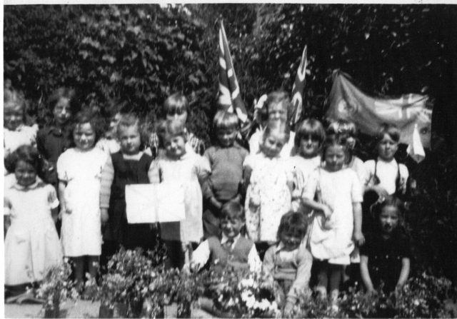Children celebrating Empire Day 24.5.50