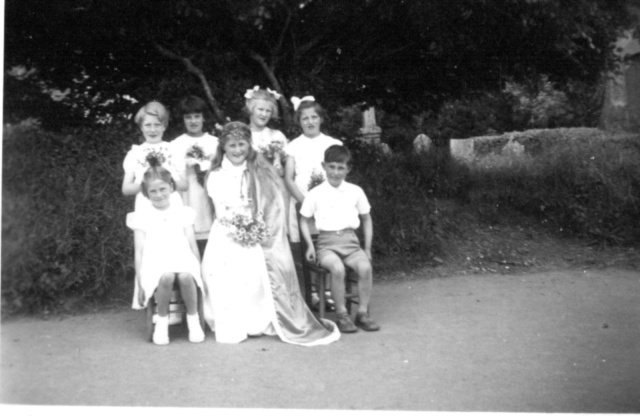 May Queen and attendants mid 1950s
