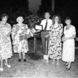 Mr Reg Knott's retirement evening from chair of  school governors 20th July1996