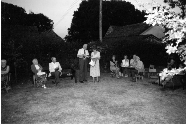 Presentation at Reg Knott's retirement 1996