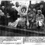 Marking of 75th of WI in Devon