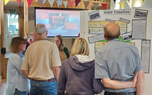 Timeline board and slideshow