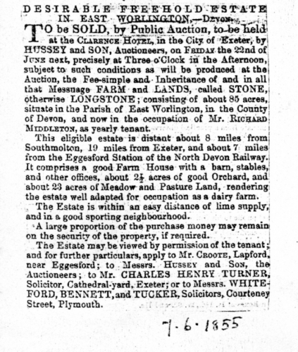 FA18-Notice-of-Stone-Farm-sale-7.6.1855