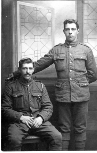 WW8-William-standing-and-Frank-Vickery